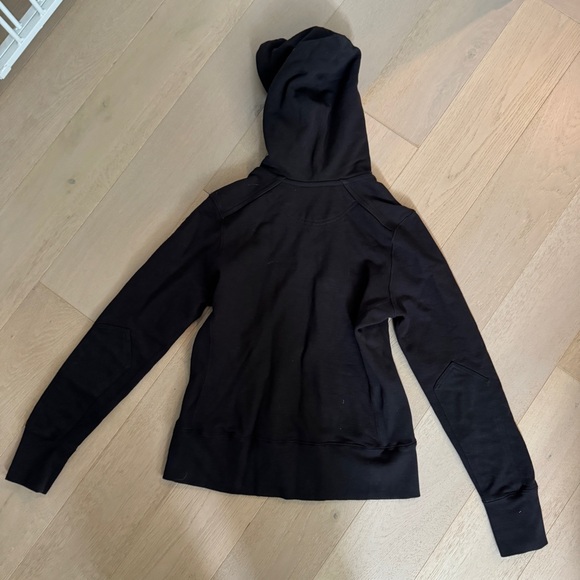 American Giant Black Women's Classic Full Zip Hoodie - Picture 5 of 7